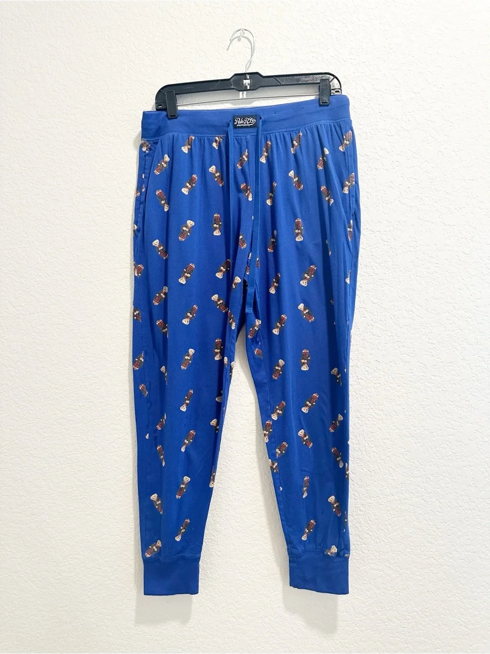Polo by Ralph Lauren Royal Blue Novelty Print Joggers